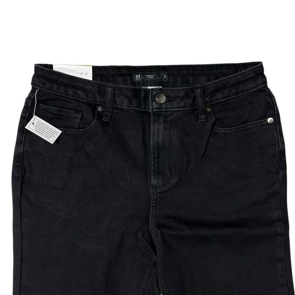 Member's Mark Women's Straight Jeans - Black Wash - Size 8 - Picture 9 of 13